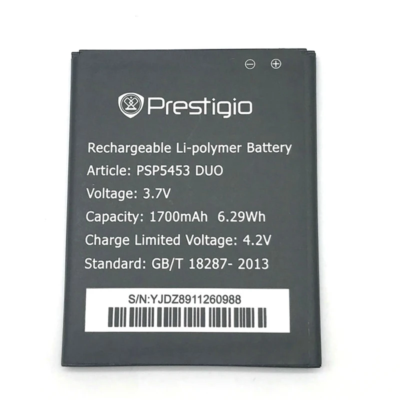 1700mAh Replacement Battery For Prestigio MultiPhone PSP5453 DUO PSP5453DUO PSP 5453 Bateria Batterie Cell Phone Batteries|cell phone battery|battery