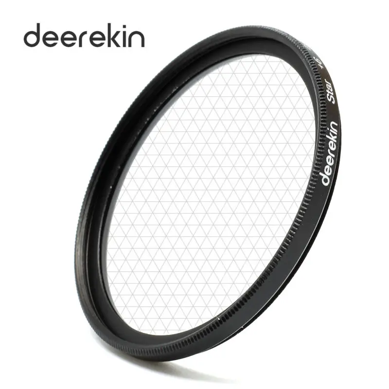 Фильтр со звездным эффектом Deerekin для объективов Canon EOS 70D 80D 760D Rebel T6s 18 135 мм STM Nikon 140