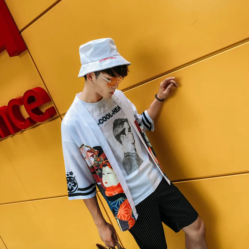 Японское кимоно юката Harajuku Винтаж Косплей костюмы традиционные халаты для