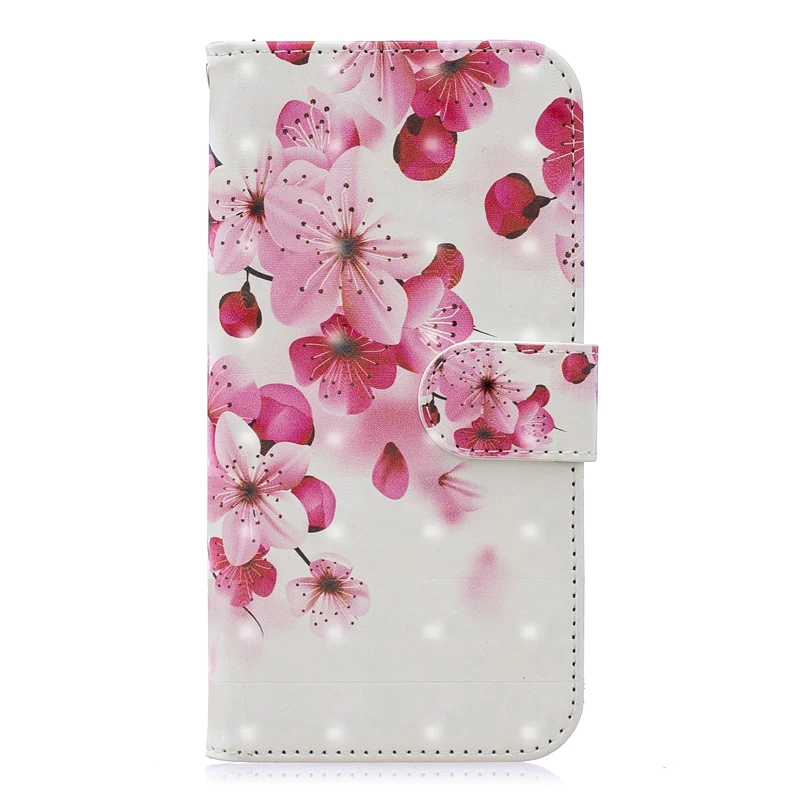 Free shipping for Samsung galaxy M10 M20 Floral 3D Deluxe Flip Wallet Bracket Case Book Clamshell Phone | Мобильные телефоны и