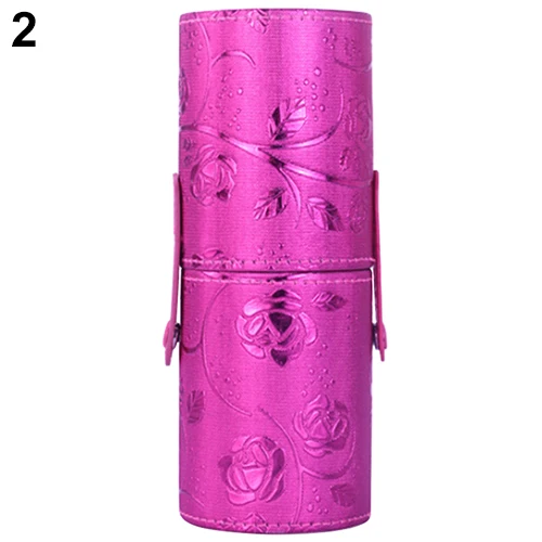 Портативный Искусственной Кожи Цветочные Эйфелева Башня Косметический Макияж