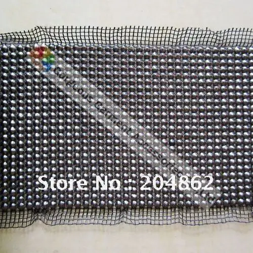 10 ярдов Акция 24 ряд кристалл горный хрусталь сетка отделка с SS16 смешанные цвета