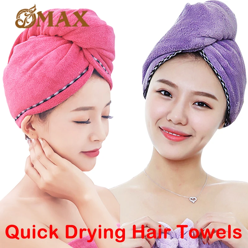 OMAX / Travel and Home Hair Towel Quick Drying Bath Cap | Аксессуары для одежды