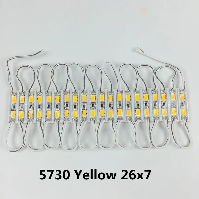 Светодиодный модуль 2835 5730 5630 DC12V Водонепроницаемый Рекламный дизайн светодиодный модули супер яркое освещение 20 шт./лот
