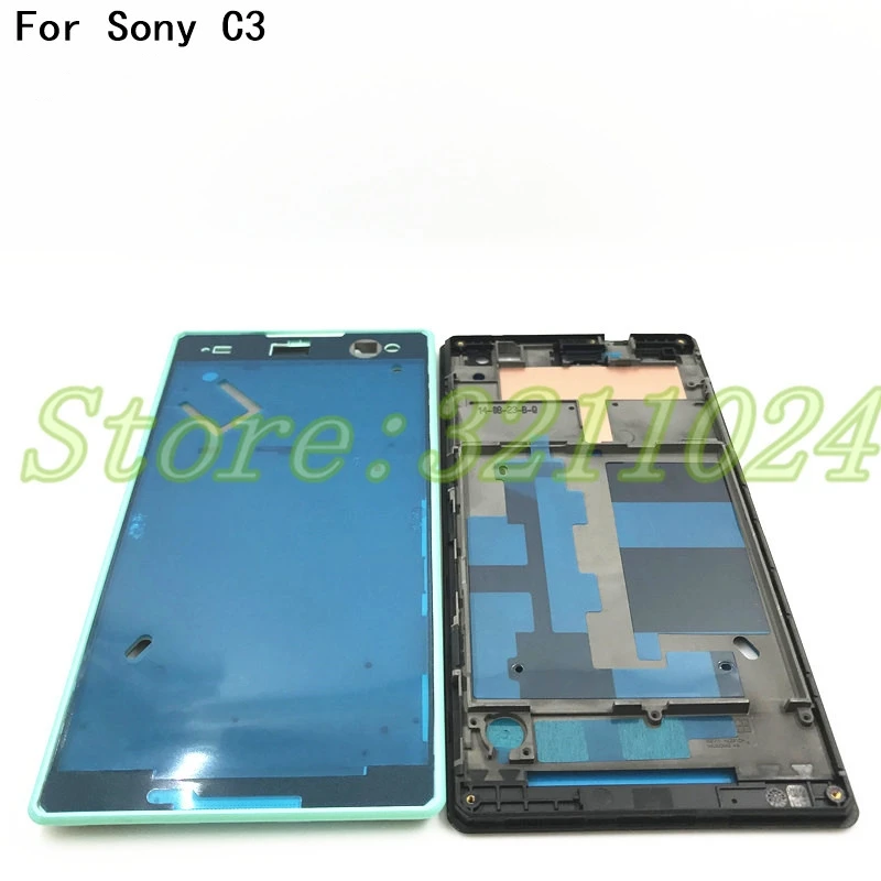 Оригинальный Новый ЖК дисплей рамка корпус крышка для Sony Xperia C3 S55T Замена платы