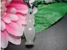 Чистое Натуральное халцедон белая подвеска в виде вазы ожерелье изысканное