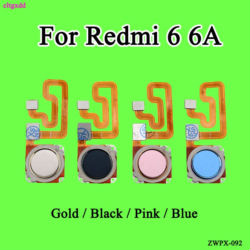 Cltgxdd для Xiaomi Redmi 6A сканер отпечатков пальцев кнопка домой гибкий кабель сенсорный