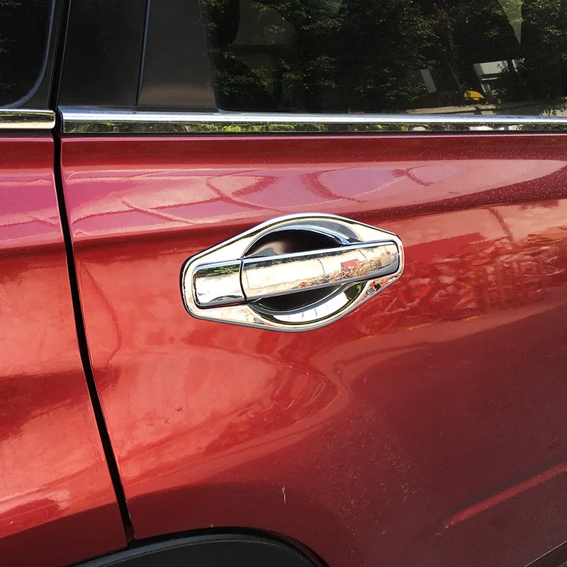 Подходит для Nissan X-TRAIL XTRAIL T31 ободок 2008 2009 2010 2011 2012 2013 хромированная отделка чашки вставка дверная ручка крышка чаши Гарнир