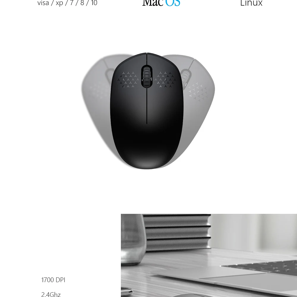 Беспроводная игровая мышь CBAOOO, Bluetooth, бесшумная, 2.4GH, 1600 dpi, бесшумная, бесшумная мышь для компьютера, ПК, ноутбука