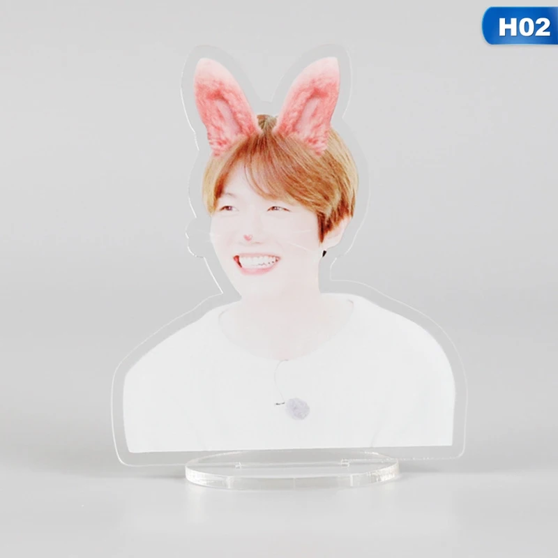 Kpop EXO Members Kawaii стоящая фигурка, кукла, акриловая, стоячая, декор стола, Канцелярский набор - Цвет: 2