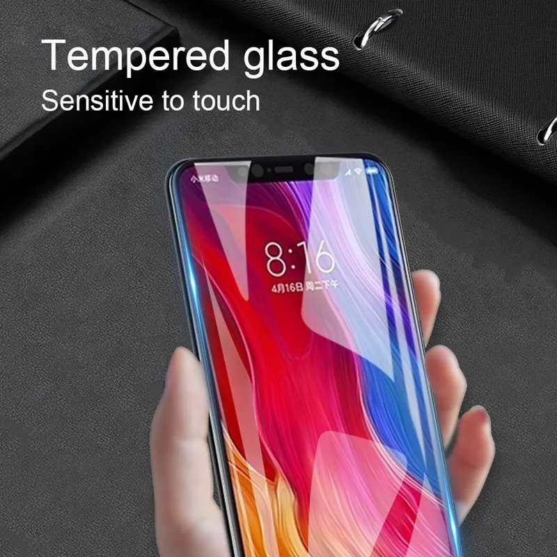 WhaY 5D Tempered Glass For Huawei P Smart Protective Film Curved Edge 9H Full Cover Screen Protector | Мобильные телефоны и