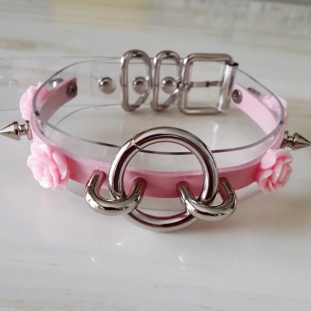 Ожерелье чокер в стиле Харадзюку модное пикантное кожаное ожерелье панк с