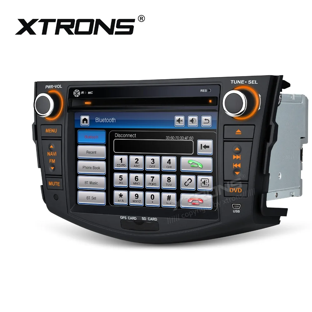 XTRONS 7 &quotHD сенсорный экран 2 din автомобильное стерео радио DVD плеер GPS навигация для