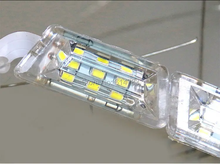 Новый стиль потока! Двухцветная белая/Янтарная гибкая светодиодная лента с