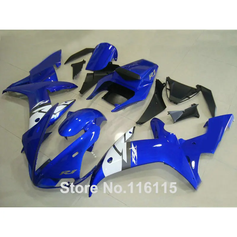 Литье под давлением ABS пластиковые Обтекатели набор подходит для YAMAHA YZF R1 02 03