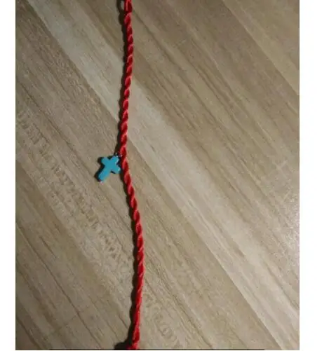 Sl040 2018 классический модный красный веревочный синий камень крест рамка дизайн