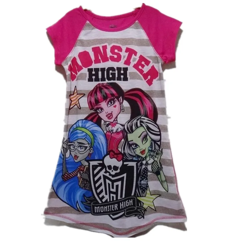 Новинка Брендовое платье принцессы Monster Ella детское одежда для девочек Платье High