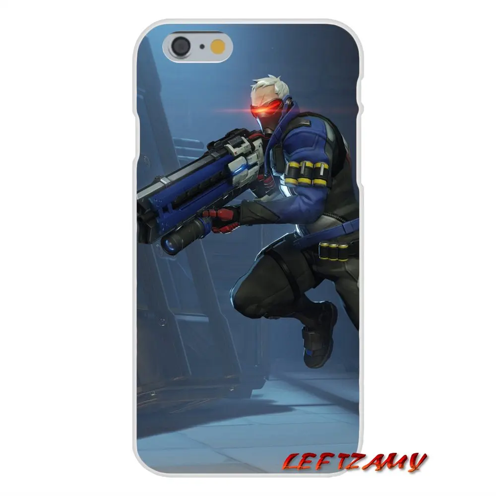 game Overwatch OW Soldier 76 For Samsung Galaxy S3 S4 S5 MINI S6 S7 edge S8 S9 Plus Note 2 3 4 5 8 Accessories Phone Case Covers | Мобильные