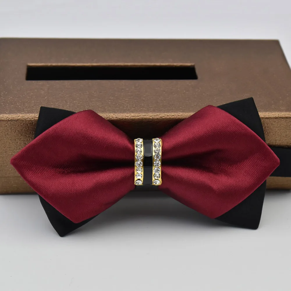 Мужские классические роскошные со стразами с украшениями под бриллианты