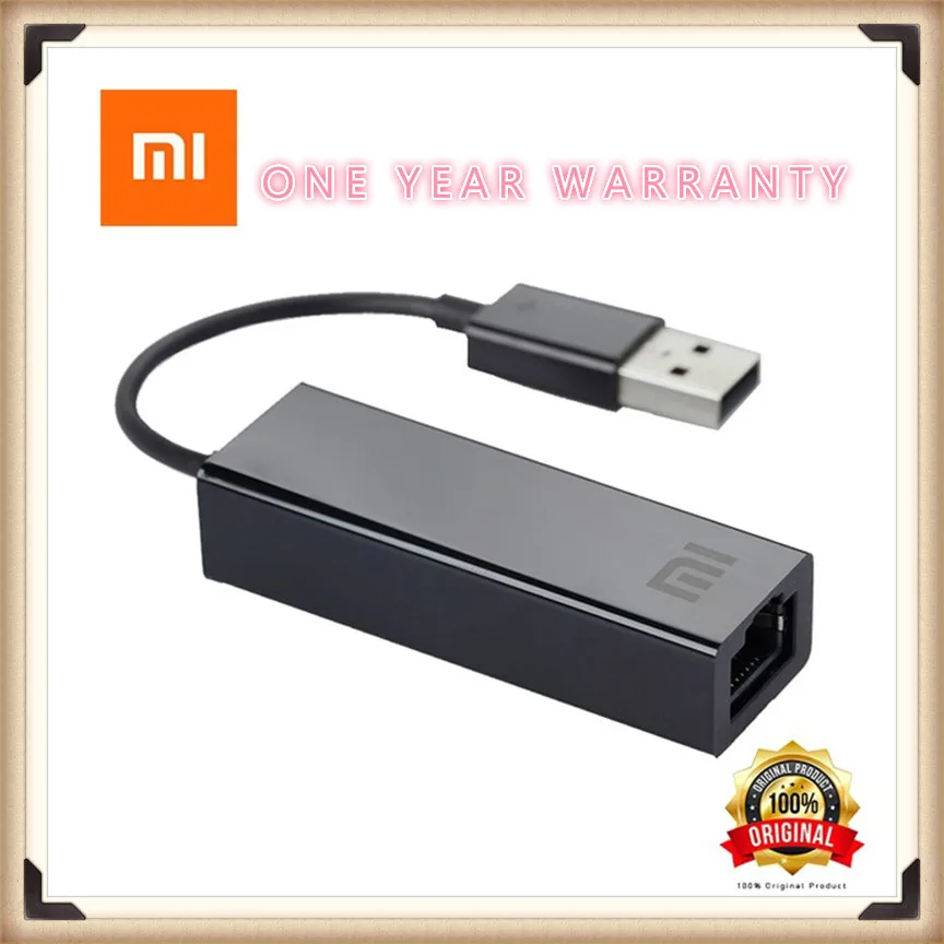 Оригинальный Xiaomi сетевой адаптер USB к RJ45 внешняя Ethernet 10/100 Мбит/с для ТВ коробка 3 Pro