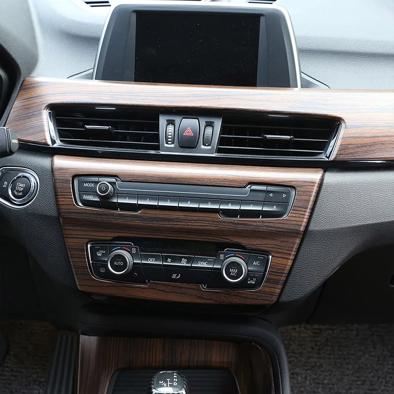 Сосновая древесина зерна АБС пластик автомобильный Центральной Консоли защиты