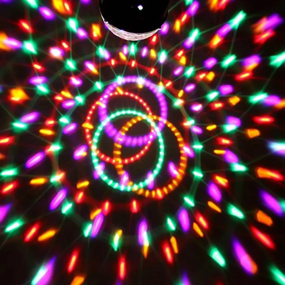 Светодиодный диско-шар KTV бар Клубная вечеринка свет MP3 Bluetooth LED хрустальный