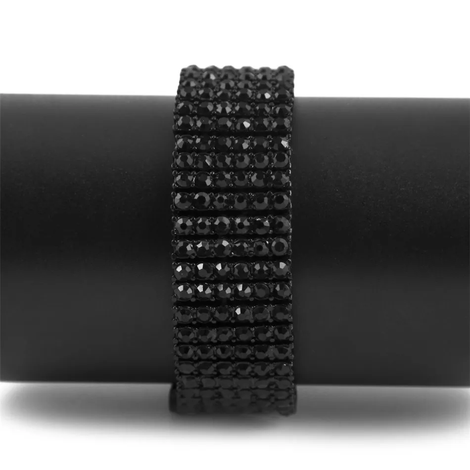 Браслет UWIN в стиле хип-хоп мужской Ювелирное Украшение на запястье 6 рядов цвета