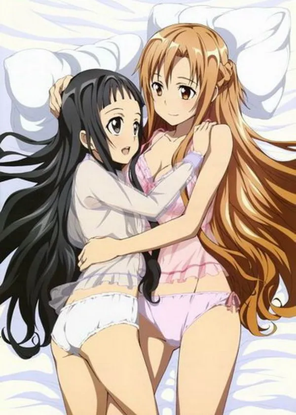 

Sword Art Online Anime Asuna & Yui 150*210CM Single-side Quilt Cover