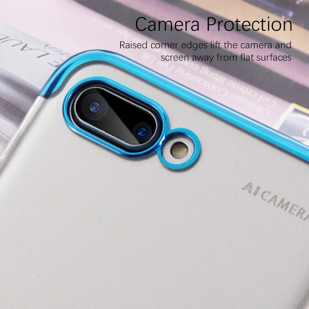 Ascromy чехол для телефона Huawei Honor 10 силиконовый ТПУ прозрачный Чехол Подставка