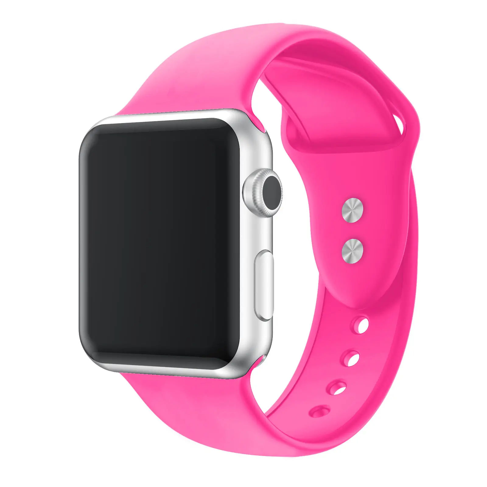 19 цветов силиконовый ремешок на запястье браслет Замена для Apple Watch iWatch серия 3/2 38 мм 42 мм - Цвет: I