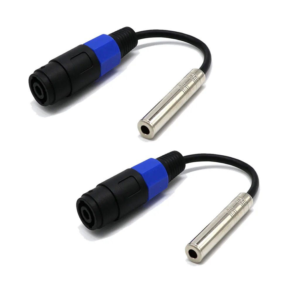 2 шт. коннектор совместимый со штекером громкоговорителя и переходником мама 1/4