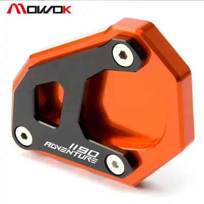 Для KTM 1050 1090 1190 1290 приключение ADV 2007- Мотоцикл с ЧПУ боковая стойка расширения пластины подставки увеличить Pad