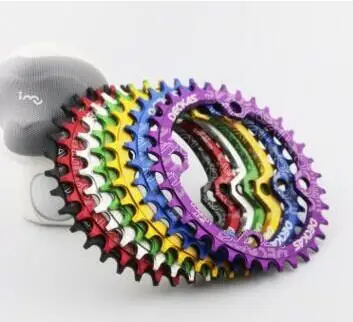 Deckas 104BCD овальная Звездочка MTB горный велосипед кольцо цепи велосипеда мм 32/34/36/38T Ультралегкая система зубчатая пластина Запчасти 104bcd