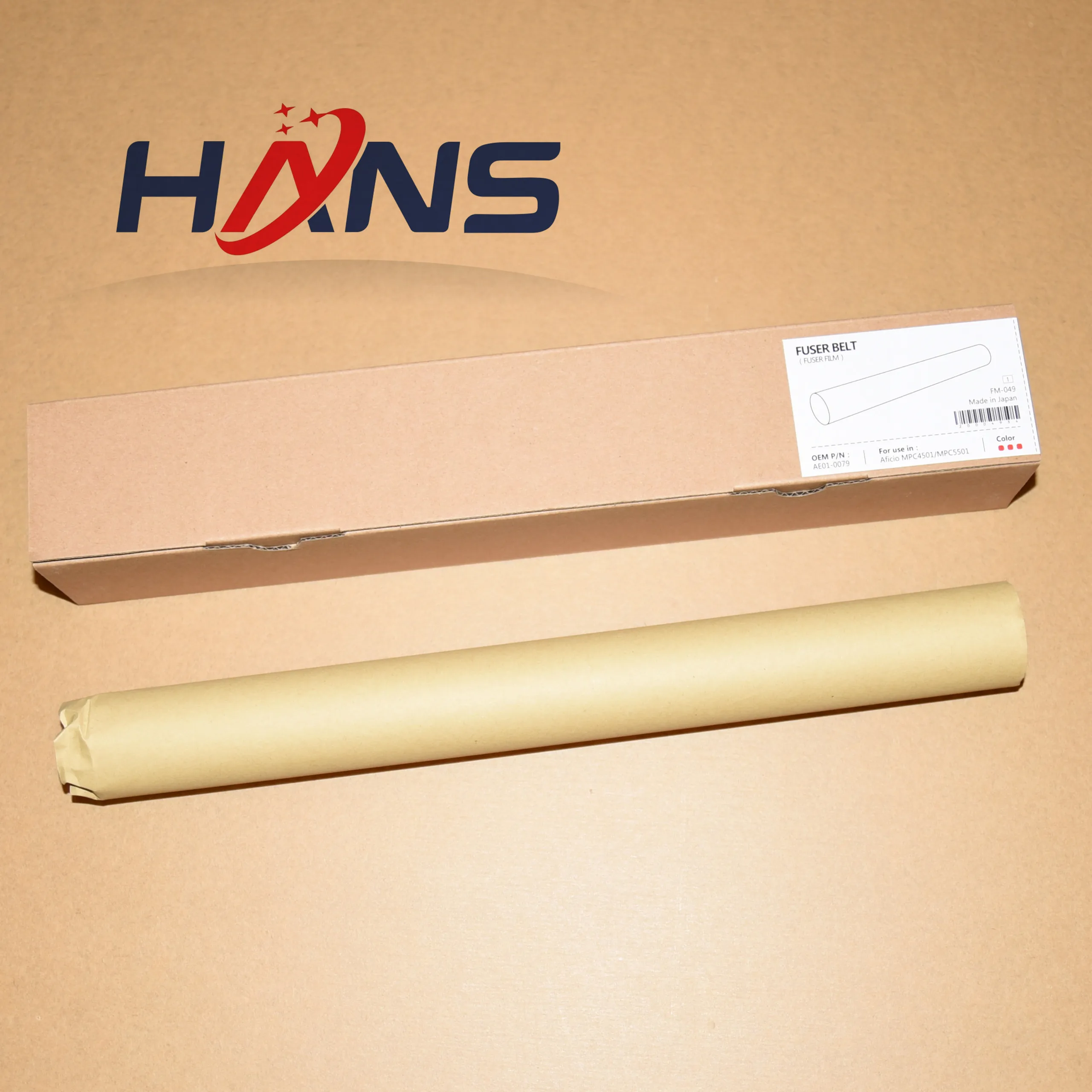 2шт Япония MPC3001 MPC3501 MPC4501 MPC5501 ремень фьюзера пленка рукав для Ricoh MPC 3001 3501 4501 5501 C3501