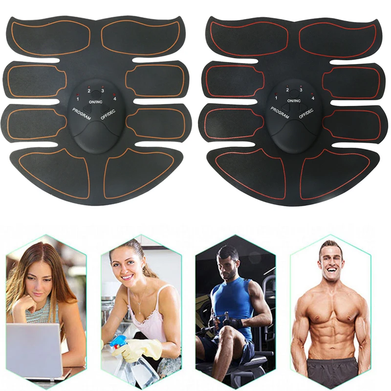 EMS мышечный умный Стимулятор беспроводной электрический пульс лечение ABS фитнес похудение красота брюшной мышцы тренажер