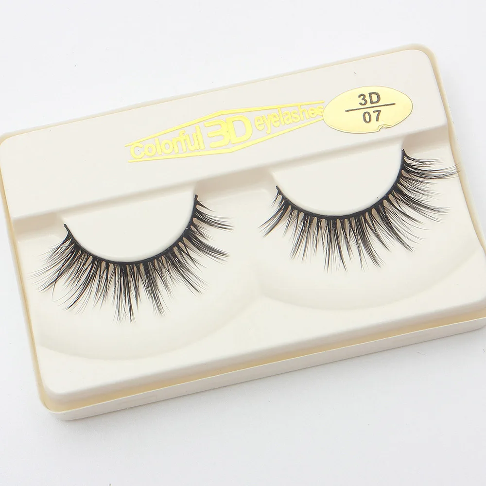 

[Promotion] Fashion handmade false eyelashes thick natural 3D mink false eyelashes Extended makeup tools 3D02-3D07