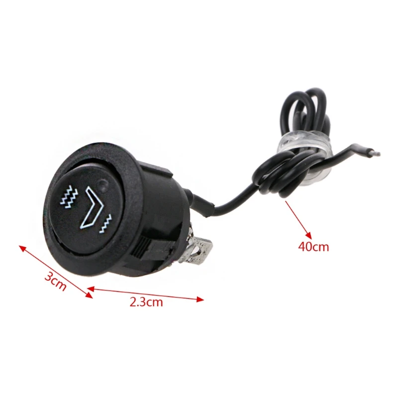 12V Универсальный 3 Шпильки Круглый нагреватель для автомобилей и мотоциклов