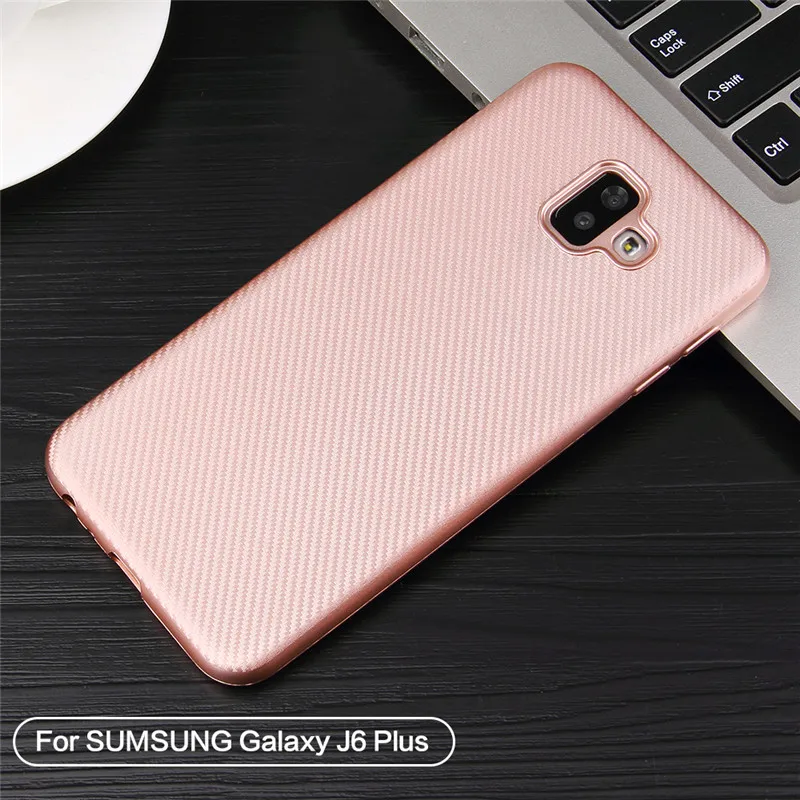 Чехол для samsung Galaxy J6 Plus мягкий ТПУ Прочный противоударный чехол телефона Prime BSNOVT |