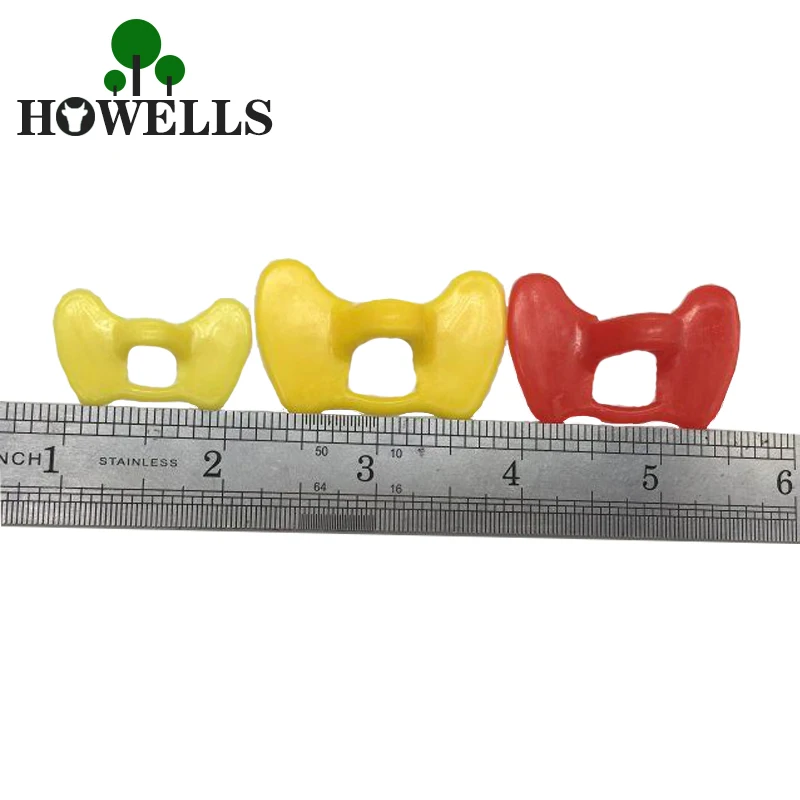 Howells 100 шт. штифты для курицы очки глаз красные фазаны птицы против пекания