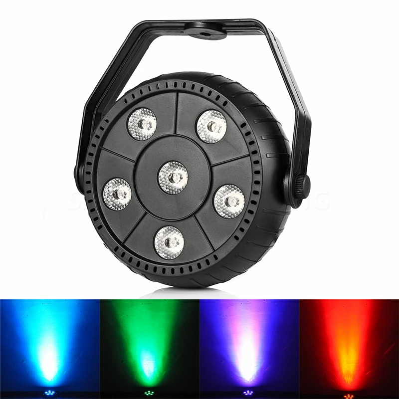 Миниатюрный лазерный диско шар 18 Вт сценическое освещение 6 светодиодов Rgb эффект