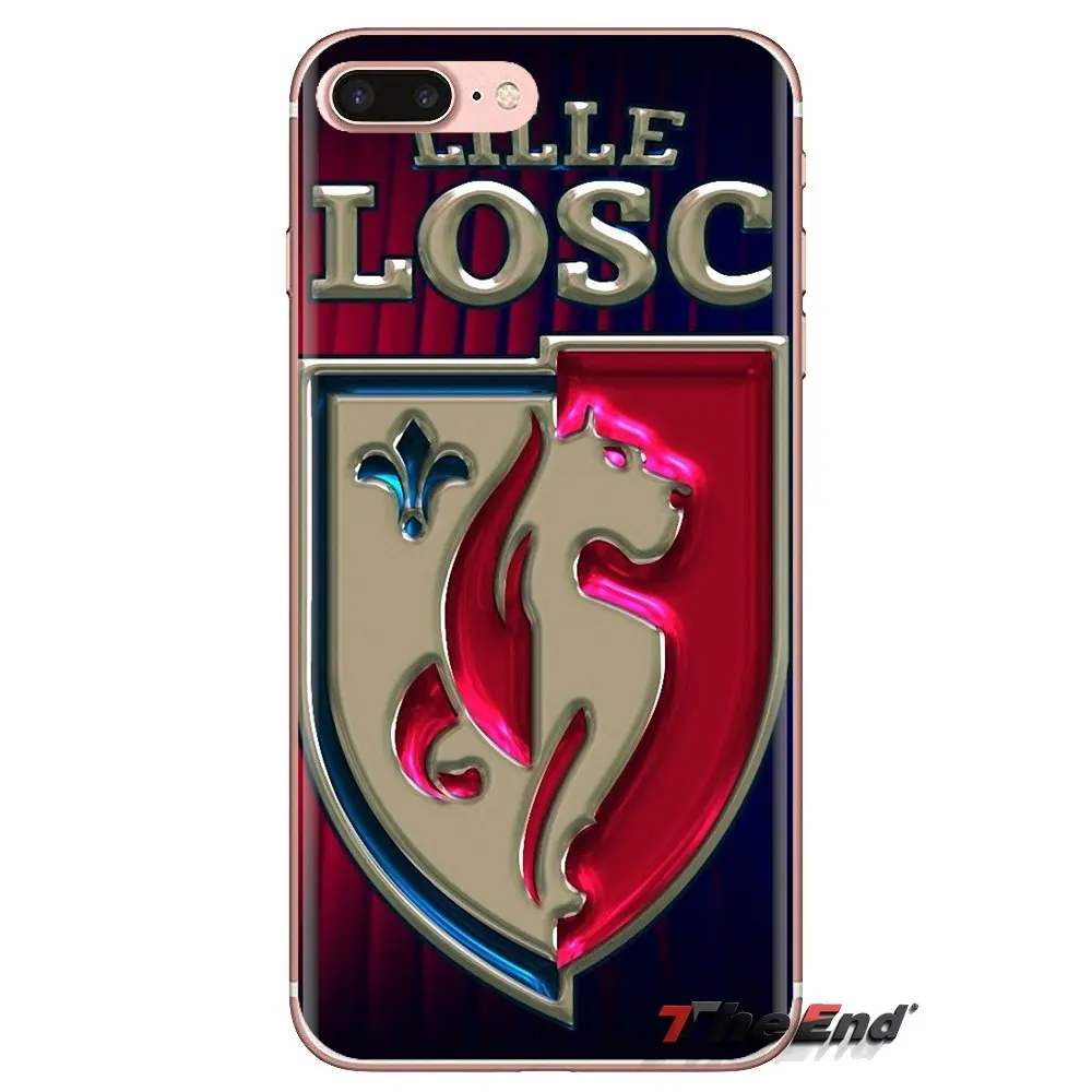 Для Huawei Mate Honor 4C 5C 5X 6X 7 7A 7C 8 9 10 8C 8X 20 Lite Pro Мягкий Силиконовый ТПУ чехол Losc Lille логотип
