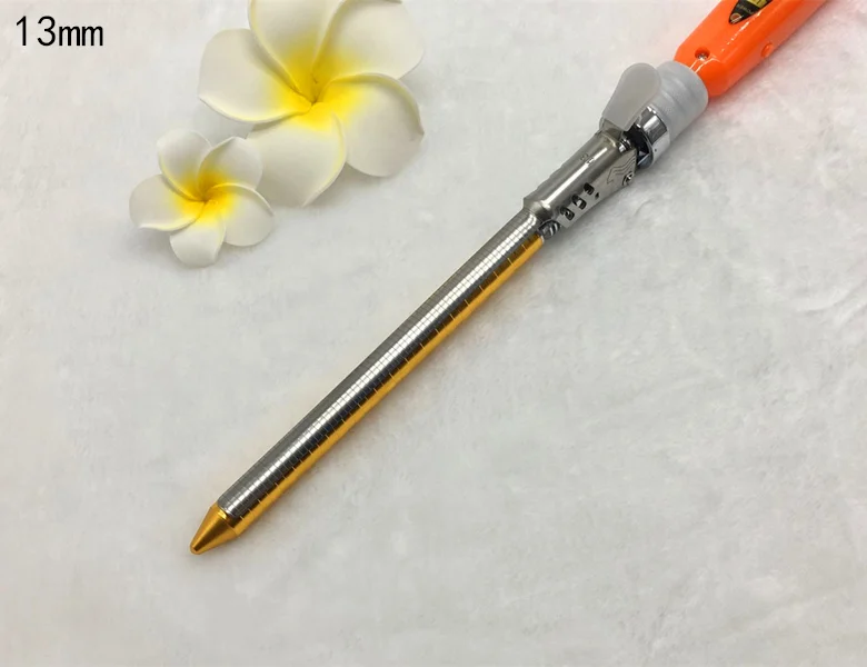 Профессиональная плойка для завивки волос диаметром 9 мм до 31 золотистая