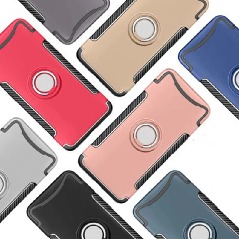 500pcs/lot DHL Carbon Fiber phone Case For OPPO FindX R9 R9S Cover R11 plus Youth Shell soft Ring armor Back | Мобильные телефоны и