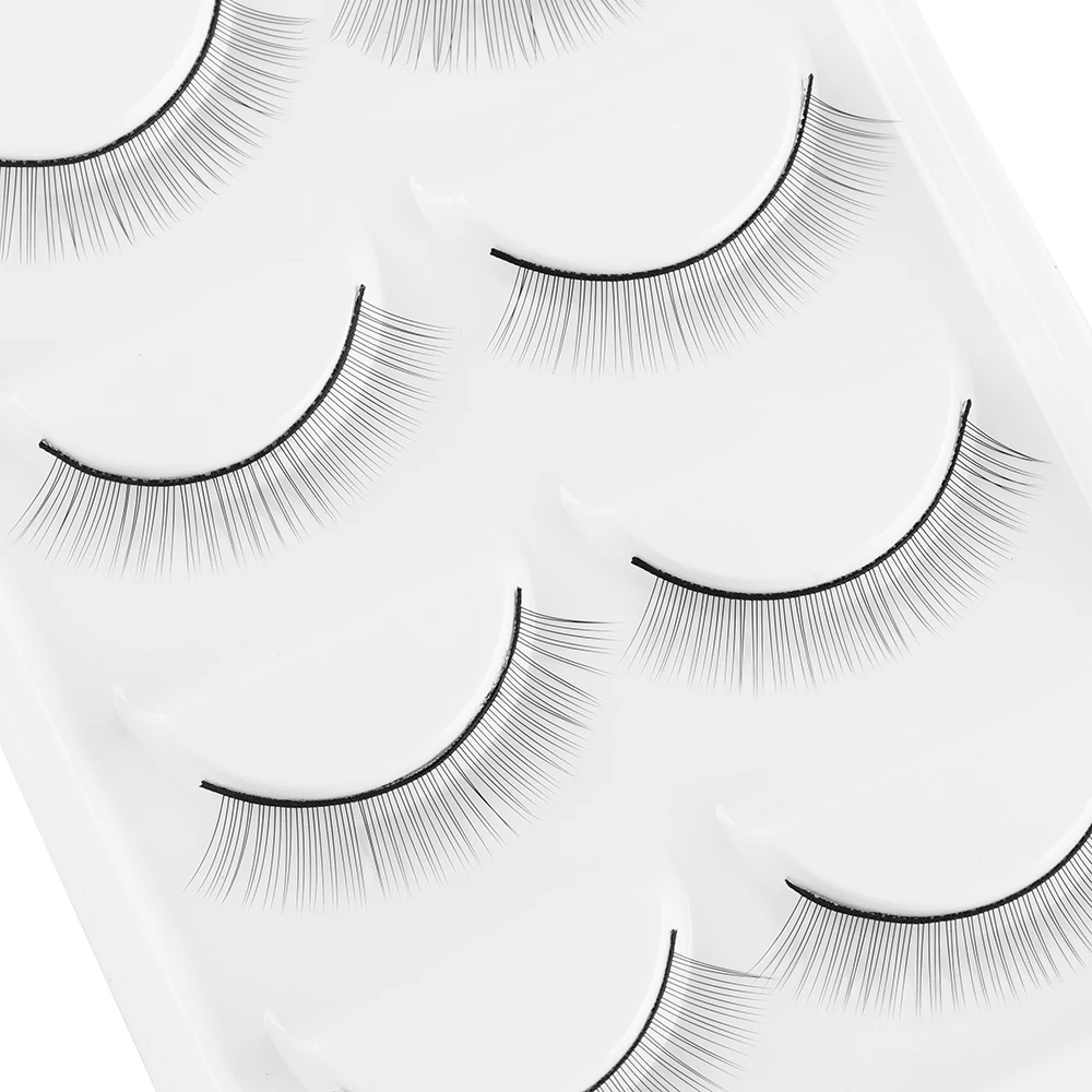 5 пар/компл. Накладные ресницы ручной работы тренировочные для наращивания