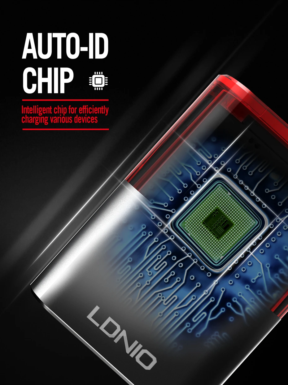 LDNIO A2206 2.4A US Plug серый и красный двойной USB Путешествия A.C. Источник мини настенное зарядное устройство для samsung Galaxy s8
