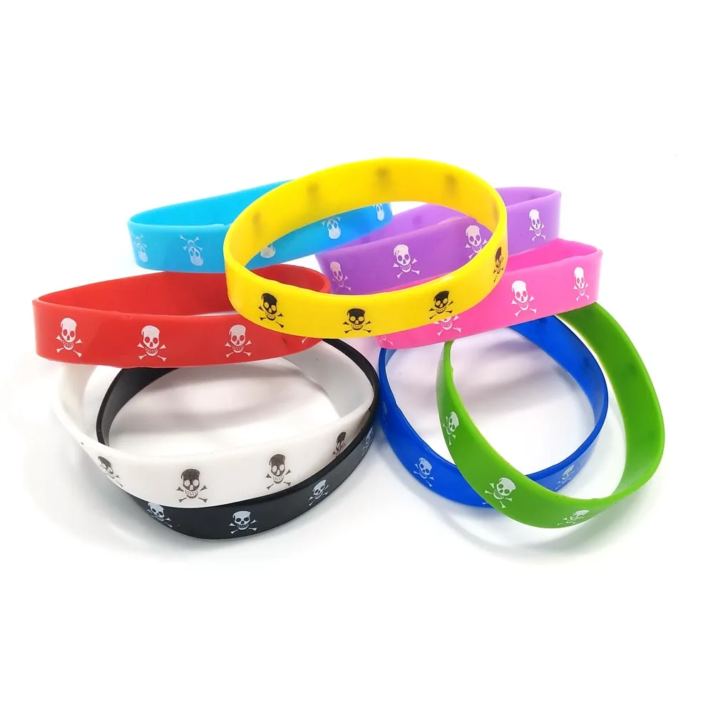 Бесплатная доставка 50 шт. браслеты из экологически чистого силикона с
