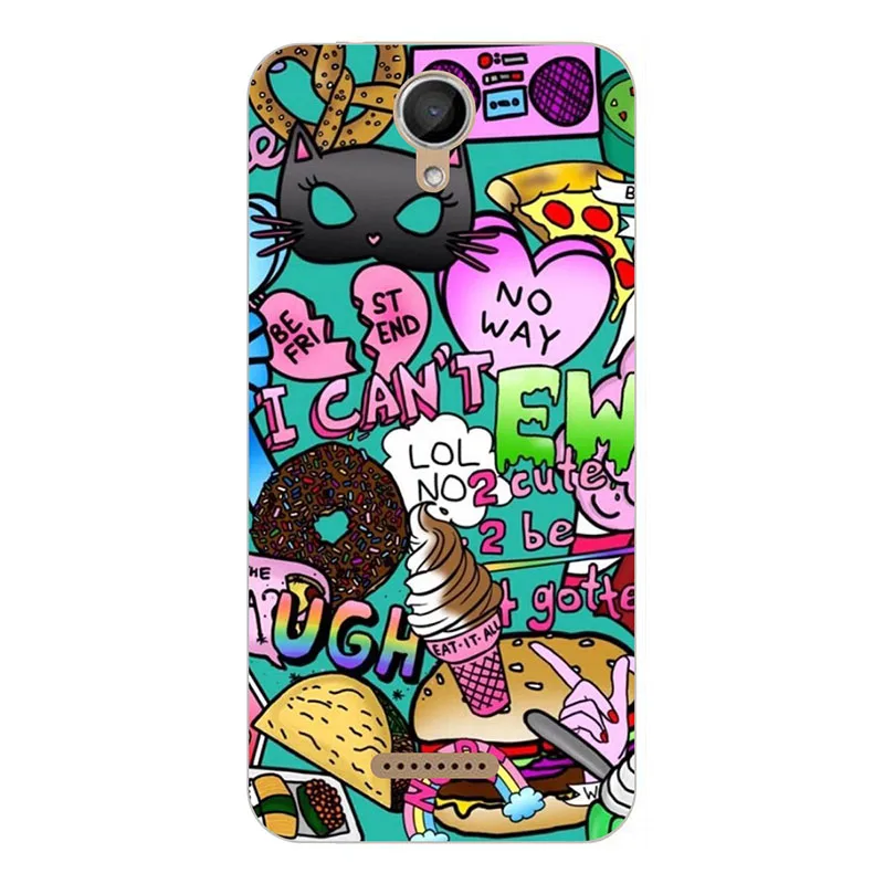 J75 Для Coque Wiko U Feel Lite чехол роскошный Мультфильм ТПУ чехол для fundas Wiko ufeel Lite мягкий силиконовый защитный чехол для телефона - Цвет: J75