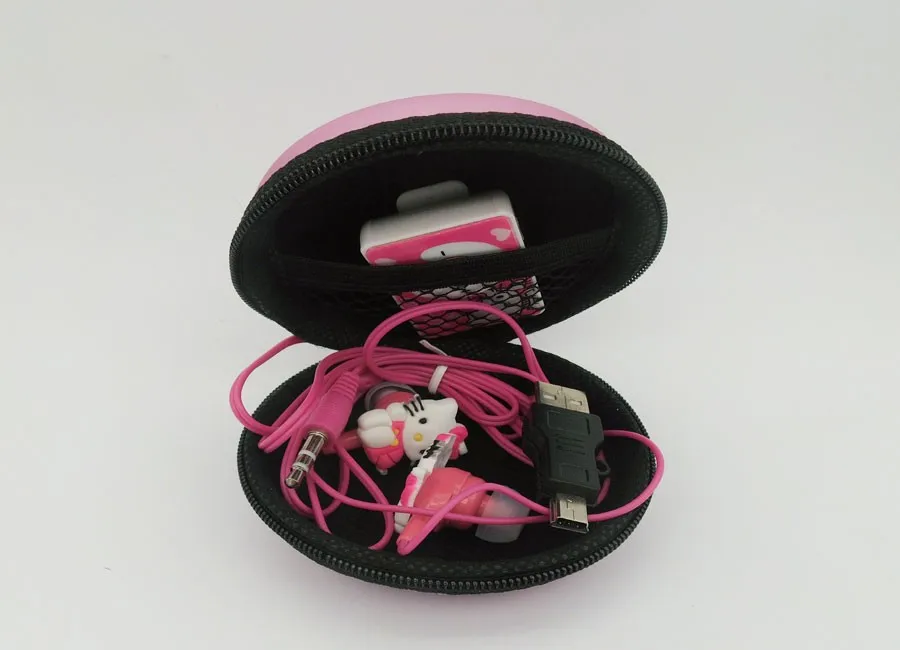 Модные Мини Рисунок Hello Kitty MP3 плеера Поддержка TF карты Clip плееры + рисунок