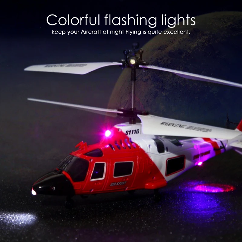 SYMA S111G р/у вертолет со стальным корпусом и СИД свет 3CH легко Управление самолет