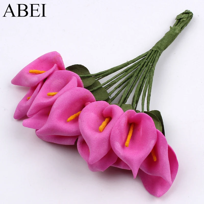 24 шт./лот пенопластовые цветы искусственный цветок букет Свадебные